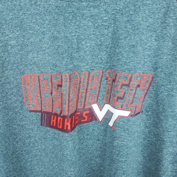 Virginia Tech Hokies Boys T Shirt Gray Medium 8/10 - Picture 3 of 4